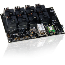 Fusion 8-Channel High-Power Relay Controller with 16 GPIO or ADC and I2C